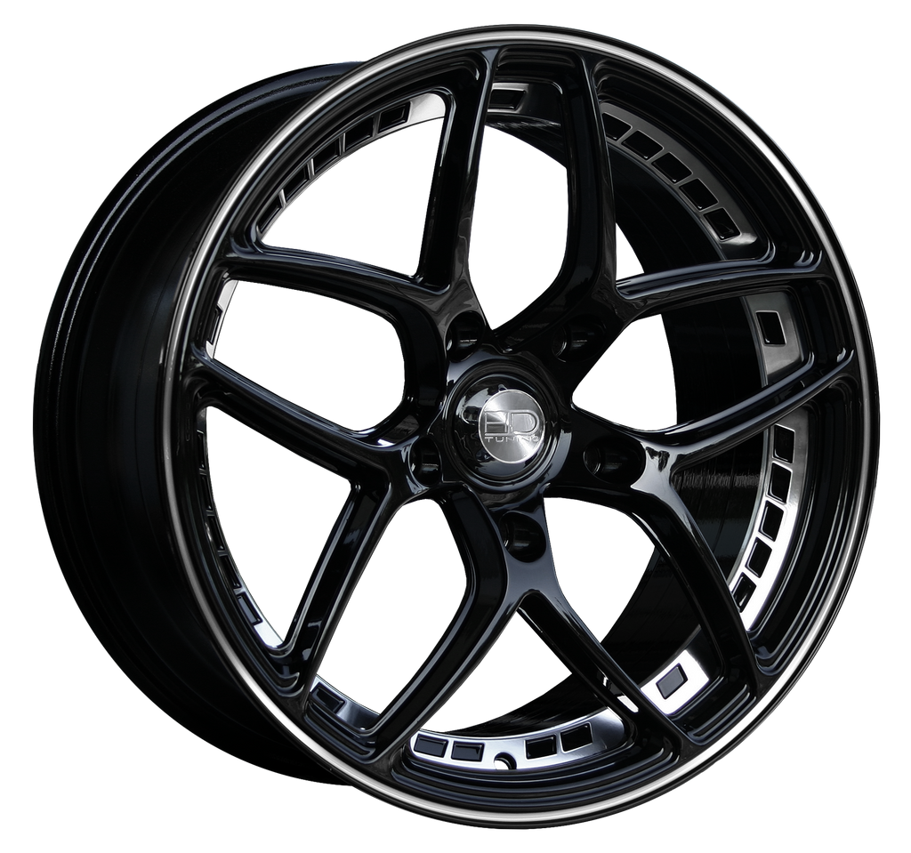 HD Wheels Overdrive Gloss Black Machined Undercut
