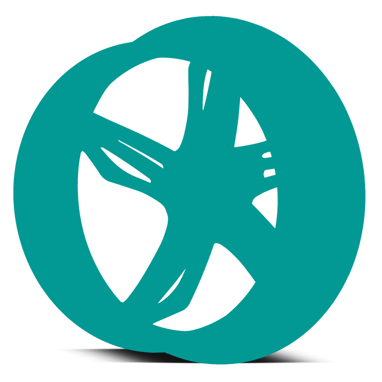 HD Wheels Fly Cutter 2 Tone Teal w Black Face 