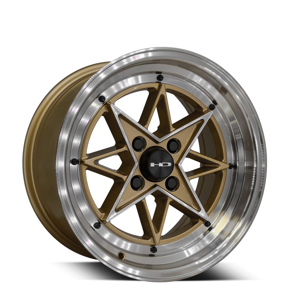 HD Wheels RS-L Gloss Gold Machined