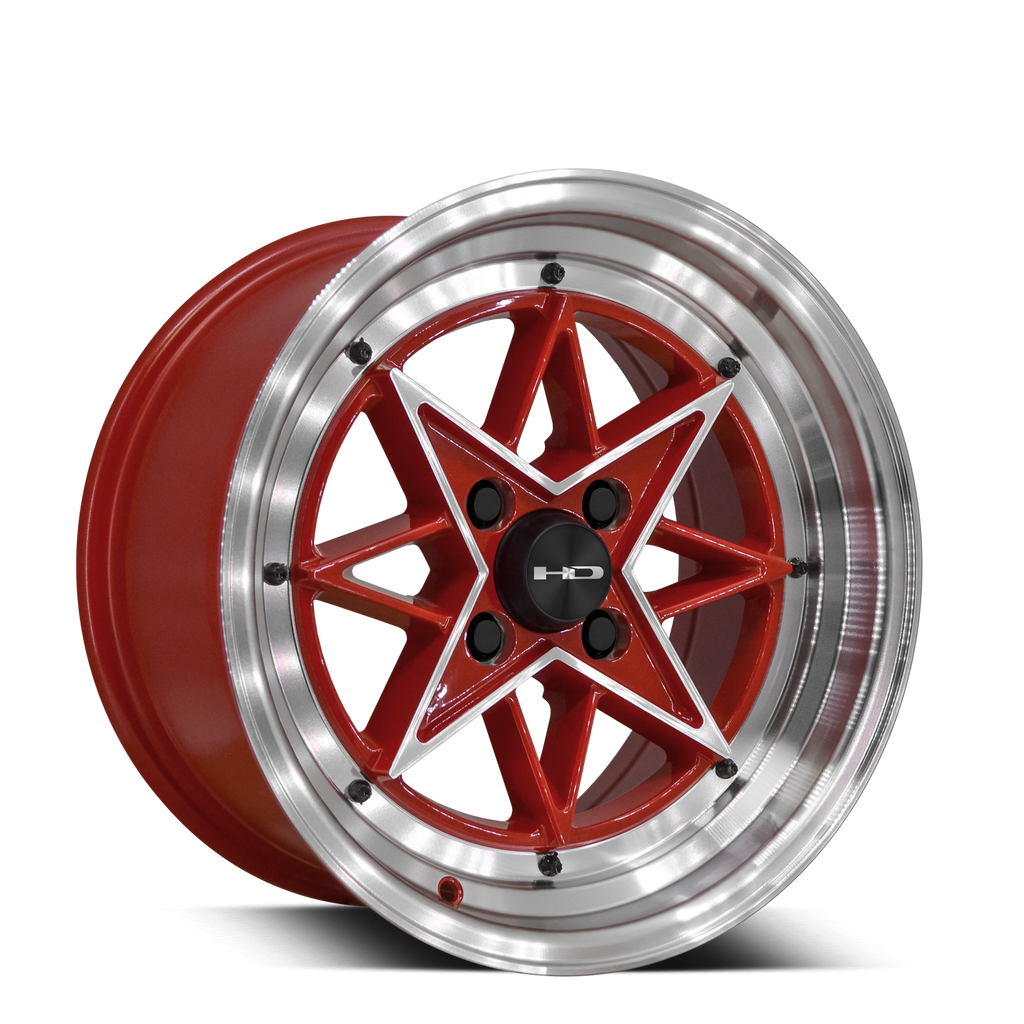 HD Wheels RS-L Gloss Red Machined
