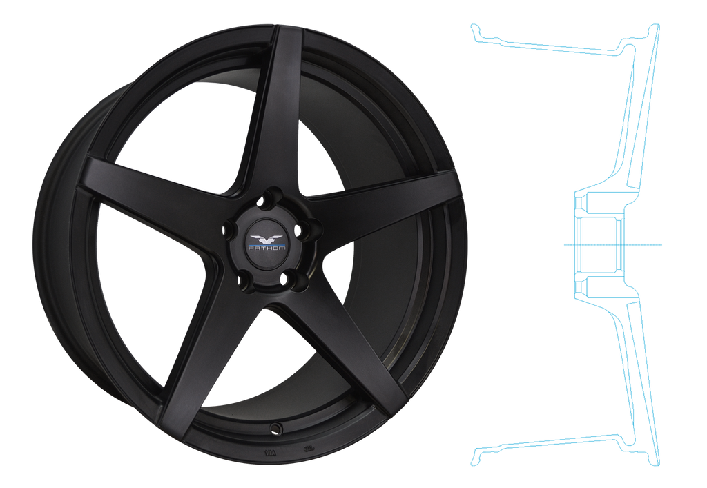 Fathom Designs Stern All Satin Black