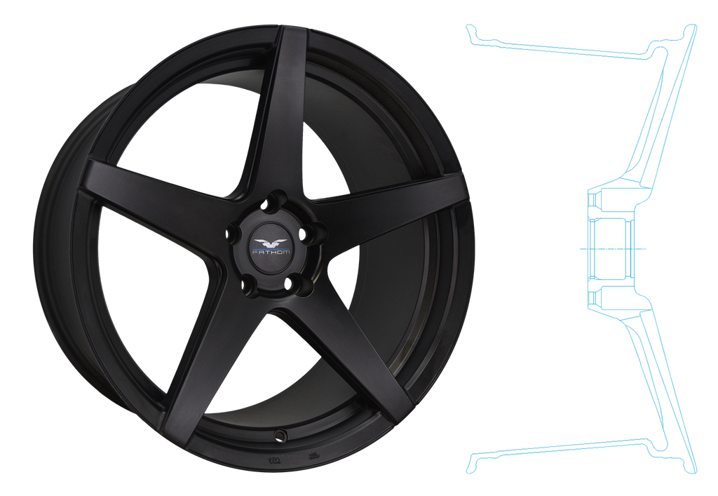 Fathom Designs Stern All Satin Black