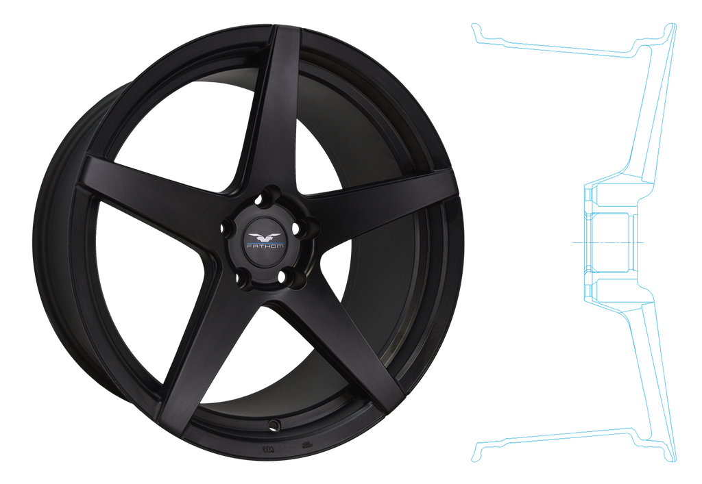 Fathom Designs Stern All Satin Black