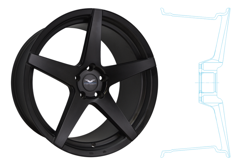 Fathom Designs Stern All Satin Black