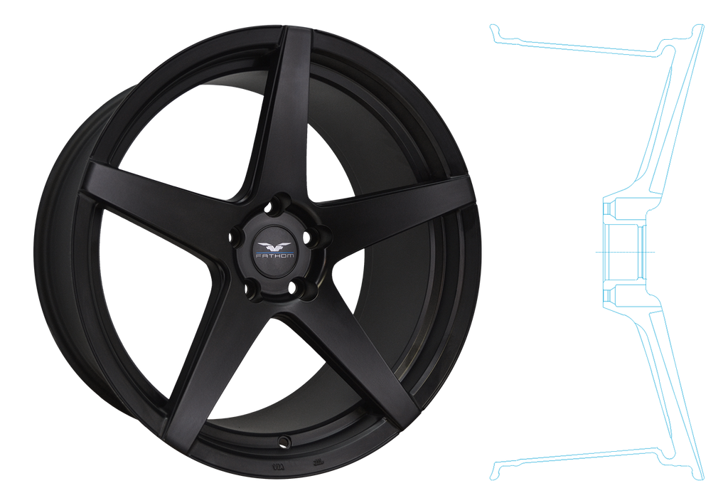 Fathom Designs Stern All Satin Black