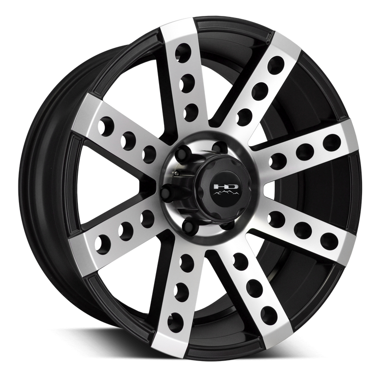 HD Off-Road Deadwood Satin Black Machined Face