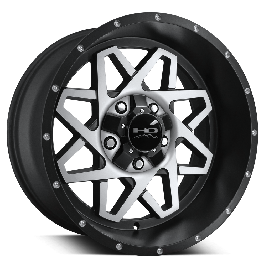 HD Off-Road Gridlock Satin Black Machined