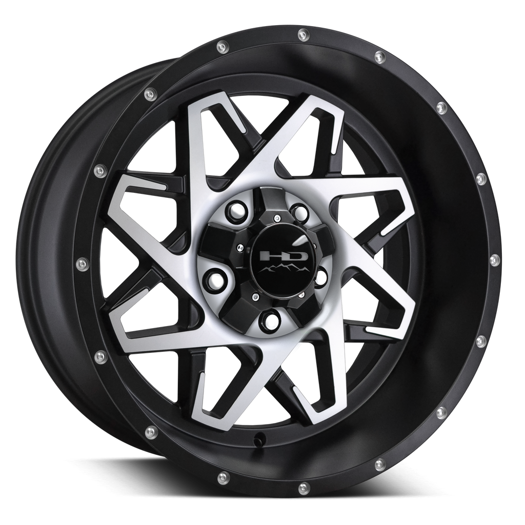 HD Off-Road Hook Satin Black Machined Face