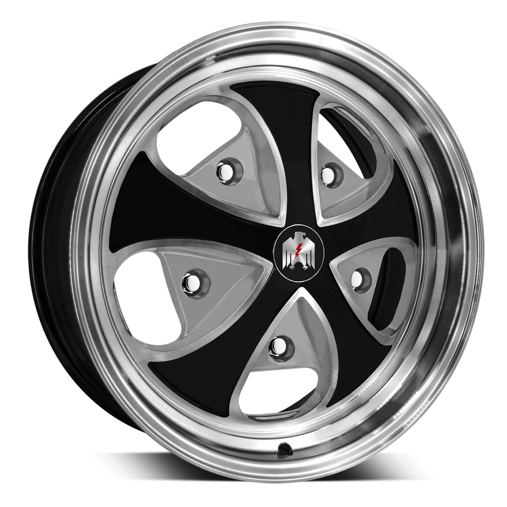 Klassik Rader Falcon Gloss Black Machined Raw Windows