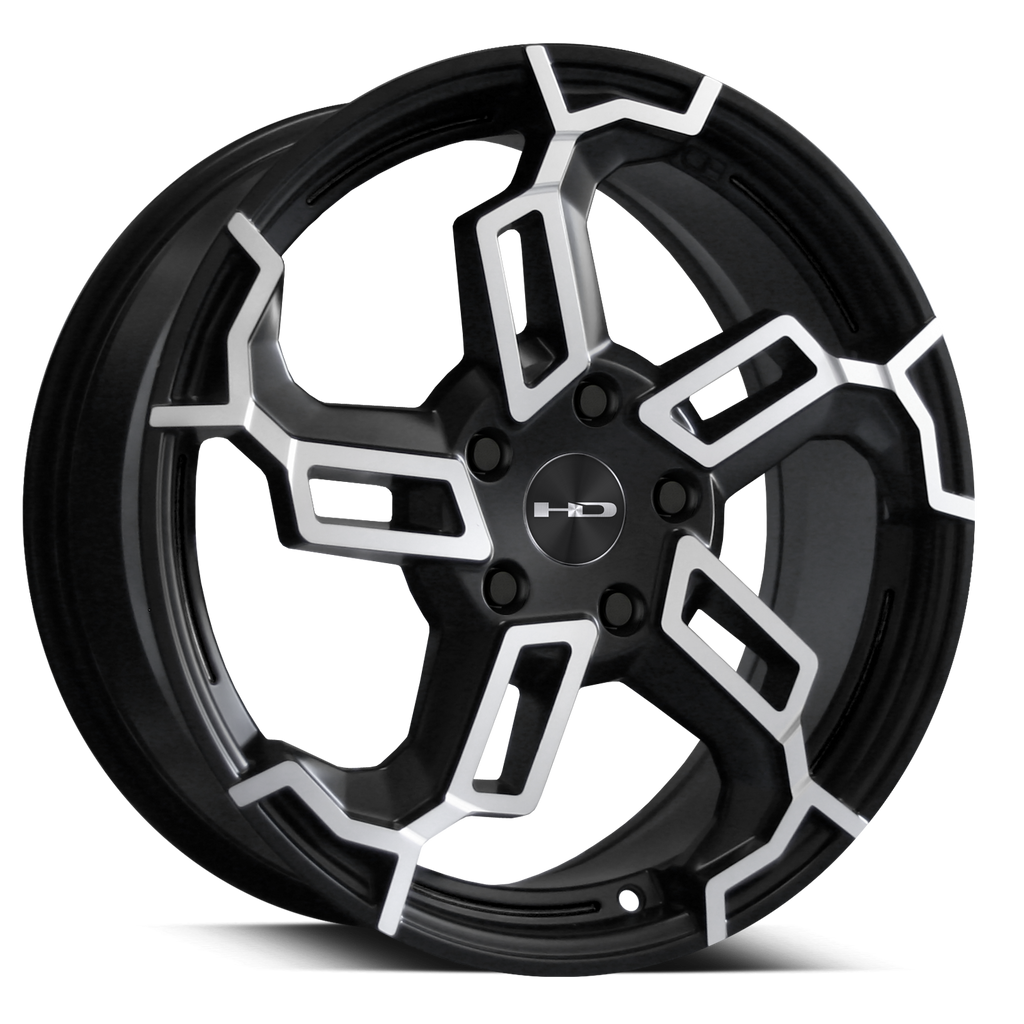 HD Wheels Switch Satin Black Machined Face