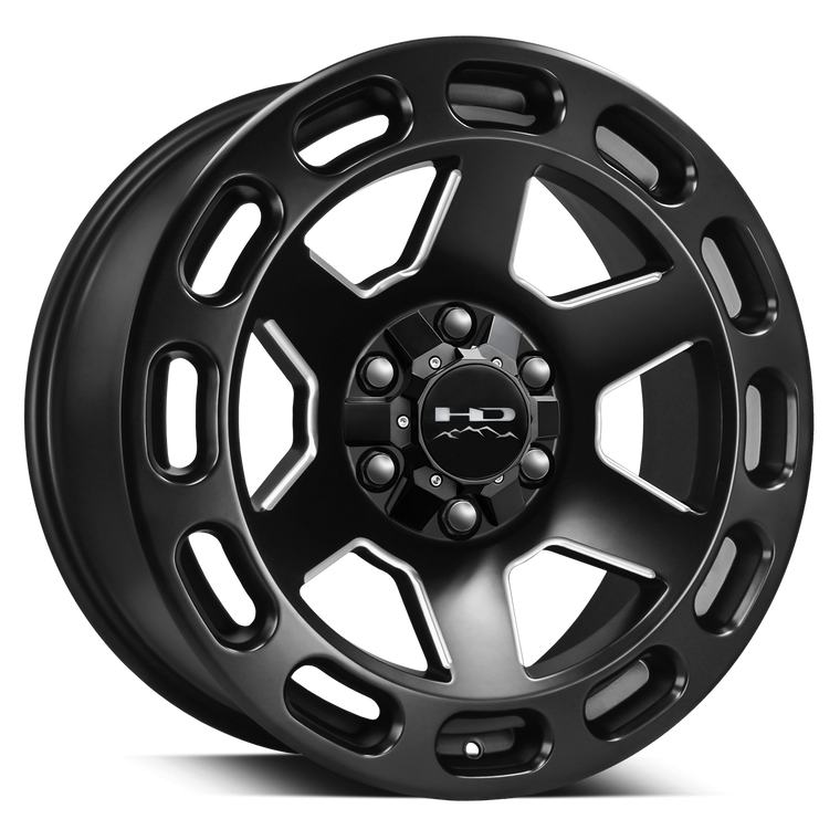 HD Off-Road Axle Satin Black Milled