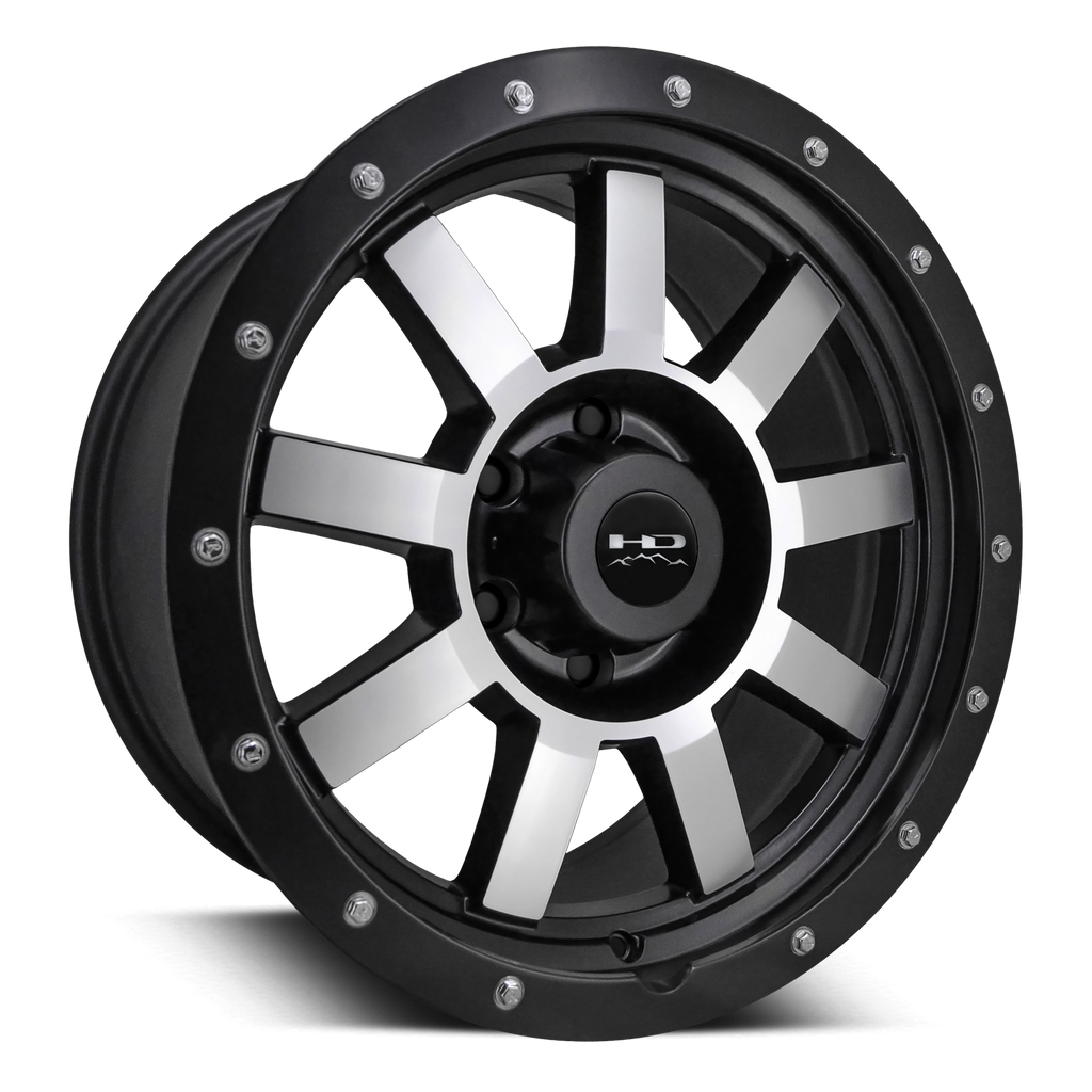 HD Off-Road Tuscon Satin Black Machined Face