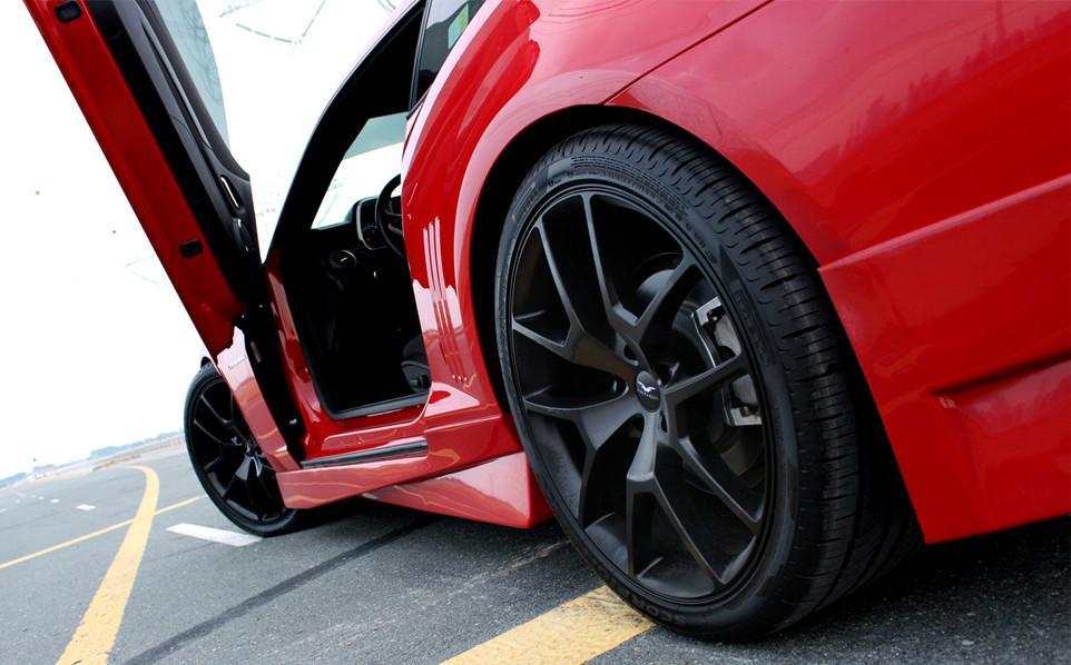 Fathom Designs Wheels FDRA Staggered All Satin Black