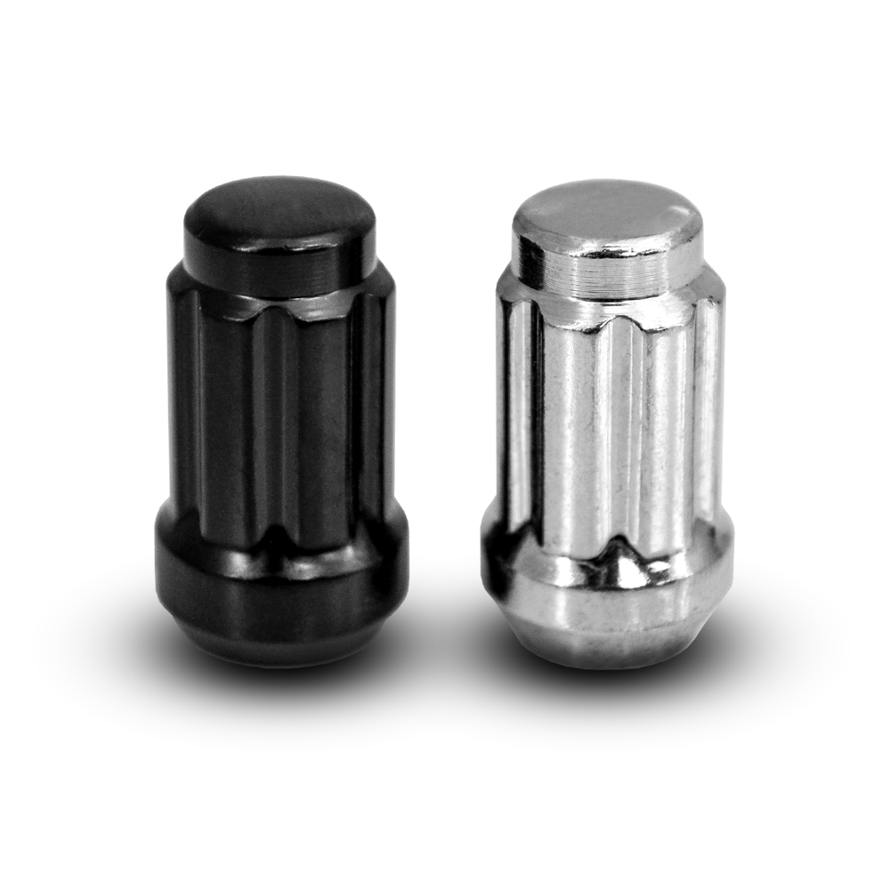 Closed End Spline Lug Nuts "Small" - 20 Pack with Spline Key