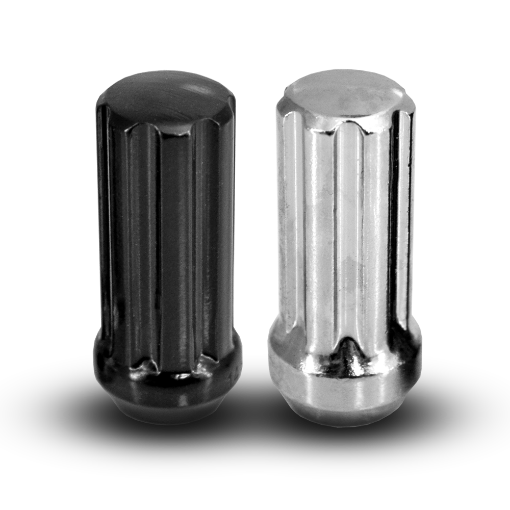 Closed End Spline Lug Nuts "Large" - 32 Pack with Spline Key